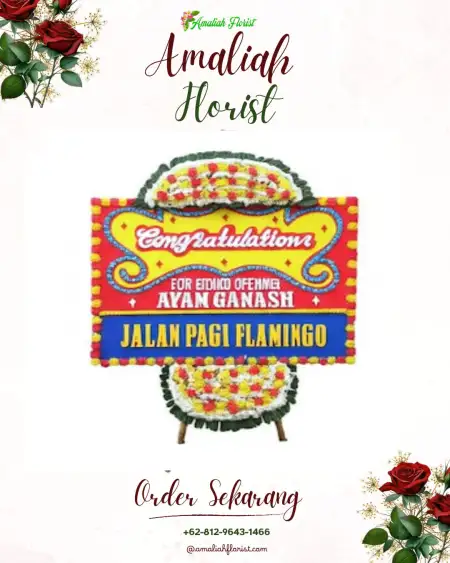 Sewa Papan Bunga Batu Tegi